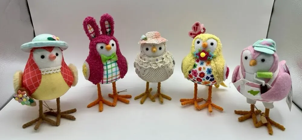 Target Spritz Spring & Easter Birds Featherly Friends LOT OF 5 w Primrose & Tint
